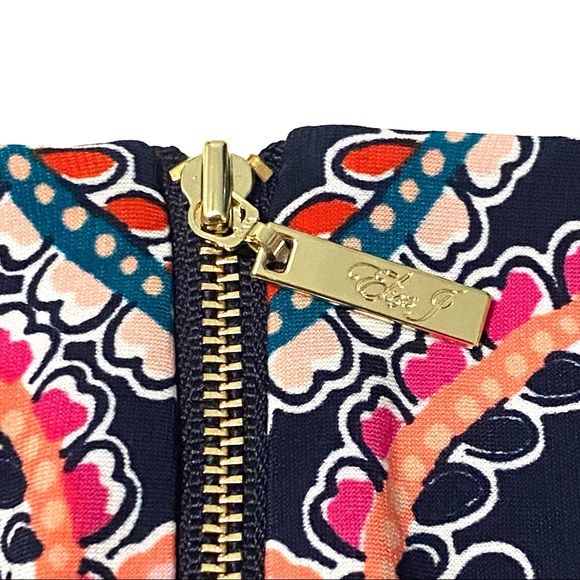 NEW Eliza J Medallion Paisley Print Shift Dress - Picture 9 of 12